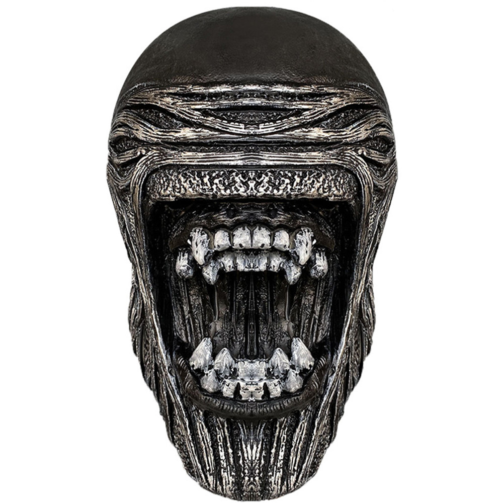 Latex Alien Mask Realistic - Alien Scrary Masks Latex Headgear Cosplay
