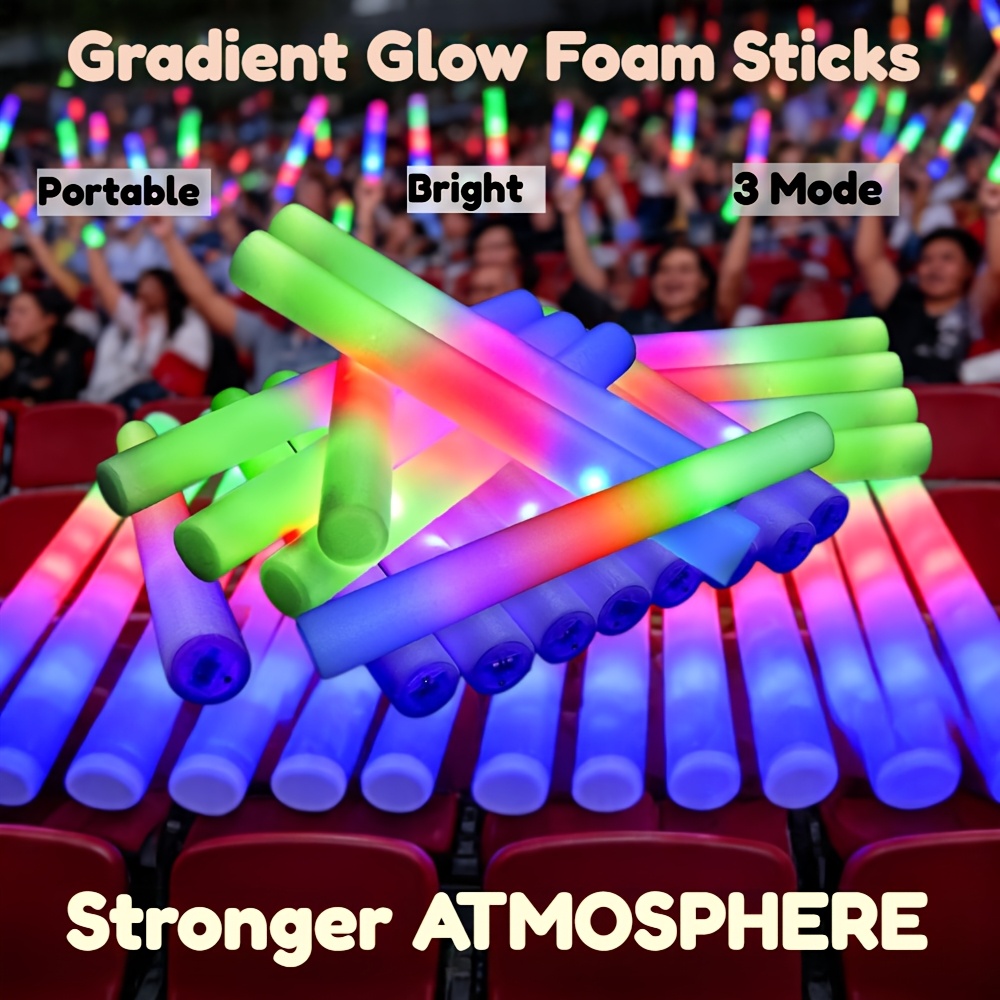 10/20/30pcs LED Glow Foam Stic - đánh giá và giá Flashing Led Foam Sticks Party