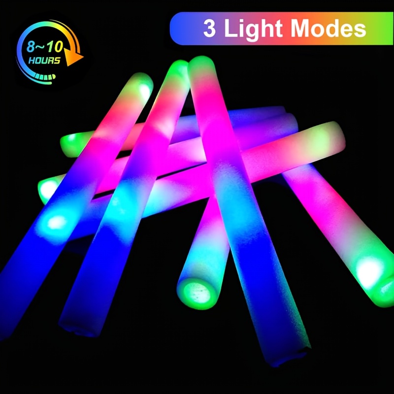 10/20/30pcs LED Glow Foam Stic - đánh giá và giá Flashing Led Foam Sticks Party