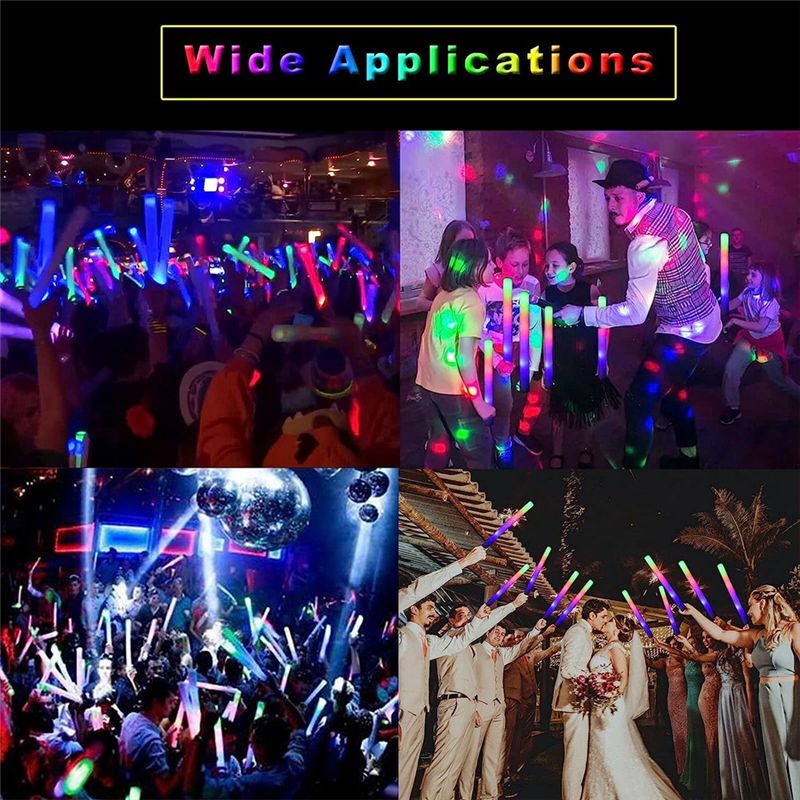 A75K Glow Sticks Bulk, LED Foa - đánh giá và giá Flashing Led Foam Sticks Party