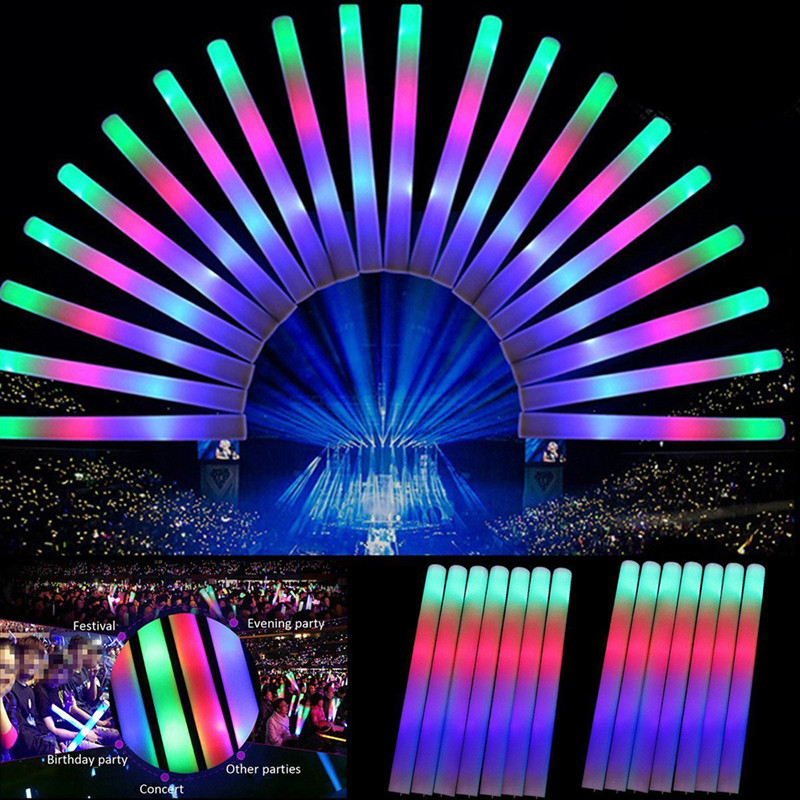 30Pcs Party Decoration LED Col - đánh giá và giá Flashing Led Foam Sticks Party