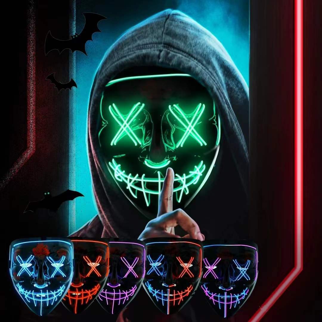 Halloween LED Light-Up Purge M - đánh giá và giá Led Purge Mask Halloween