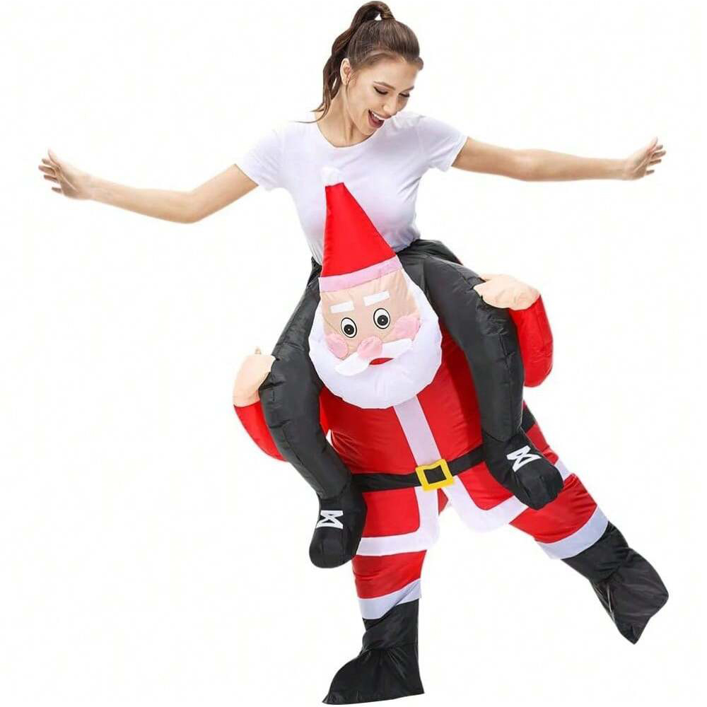 Ride On Santa Claus Inflatable - đánh giá và giá Costumes