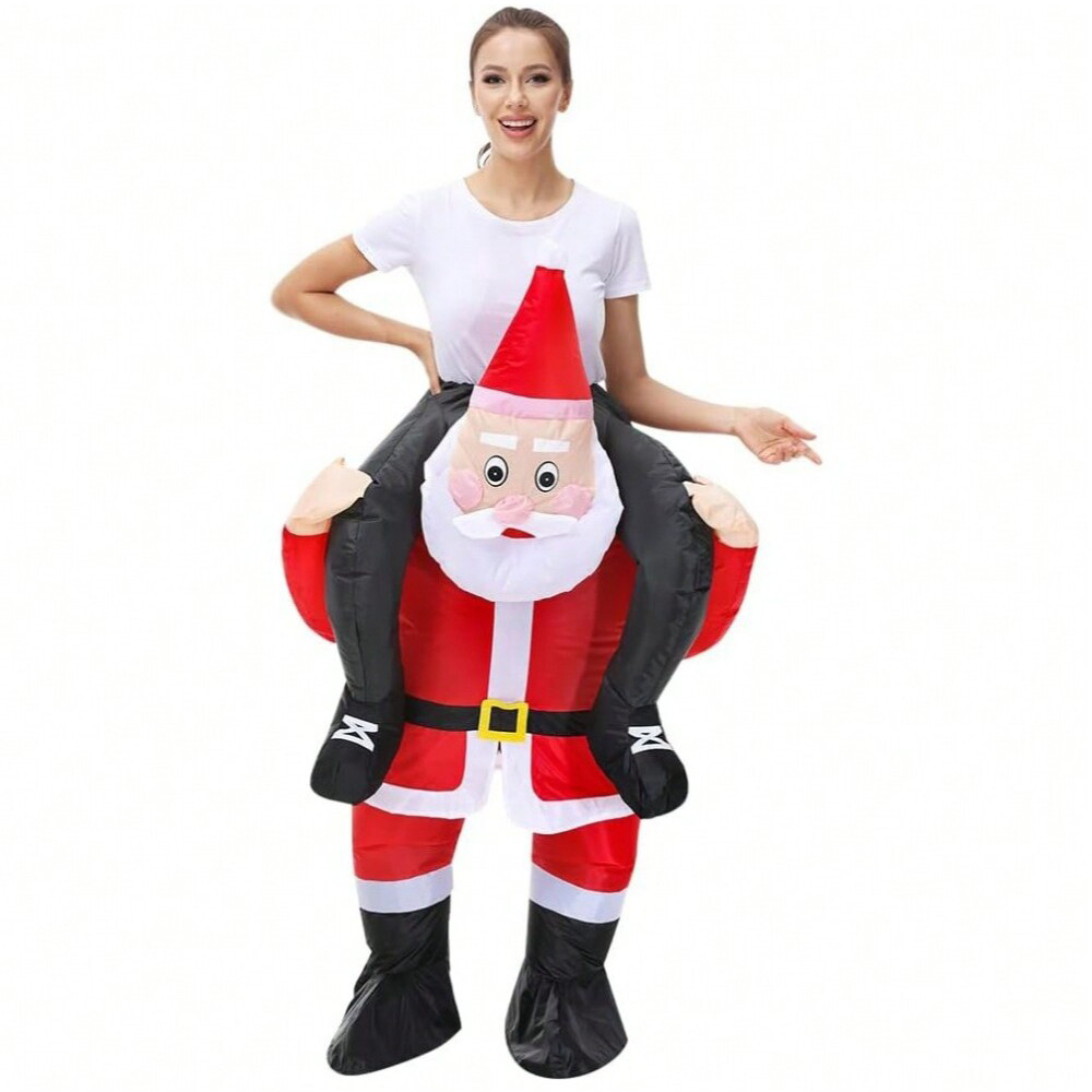 Ride On Santa Claus Inflatable - đánh giá và giá Costumes