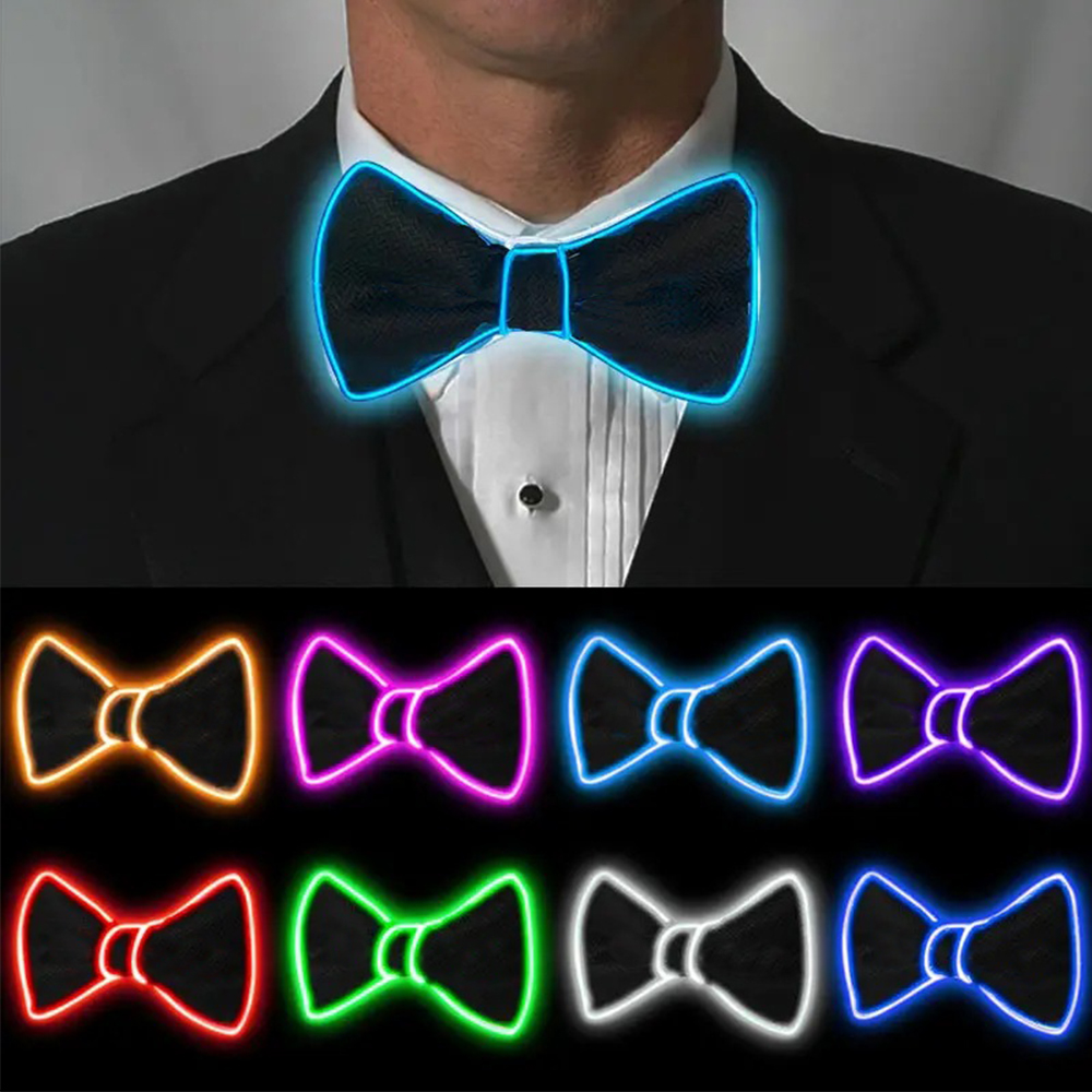 LED Light Up Bow Tie Glow in t - đánh giá và giá Glow In The Dark Party Glasses
