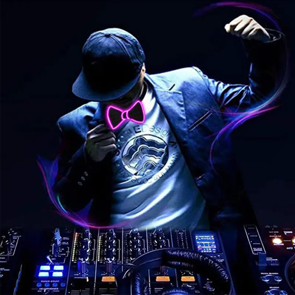 LED Light Up Bow Tie Glow in t - đánh giá và giá Glow In The Dark Party Glasses