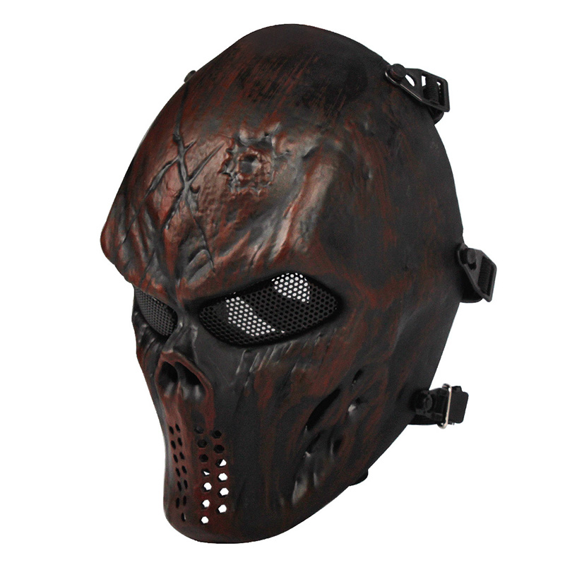 Men's Skull Warrior Mask Cool  - đánh giá và giá Led Purge Mask Halloween