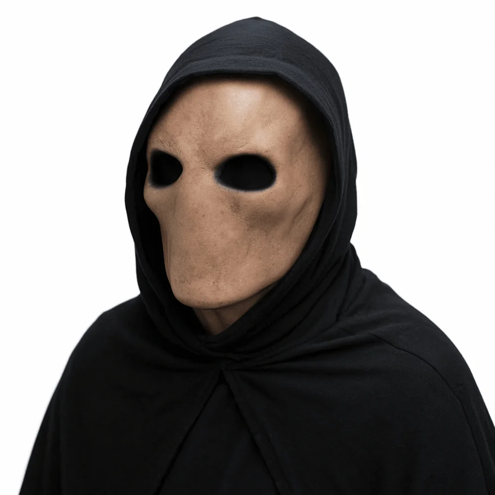 Faceless Man Halloween Slender - đánh giá và giá Latex Alien Mask Realistic