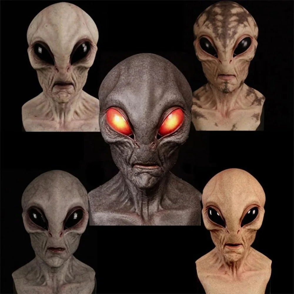 Hot Sale Halloween Costume Ali - đánh giá và giá Latex Alien Mask Realistic