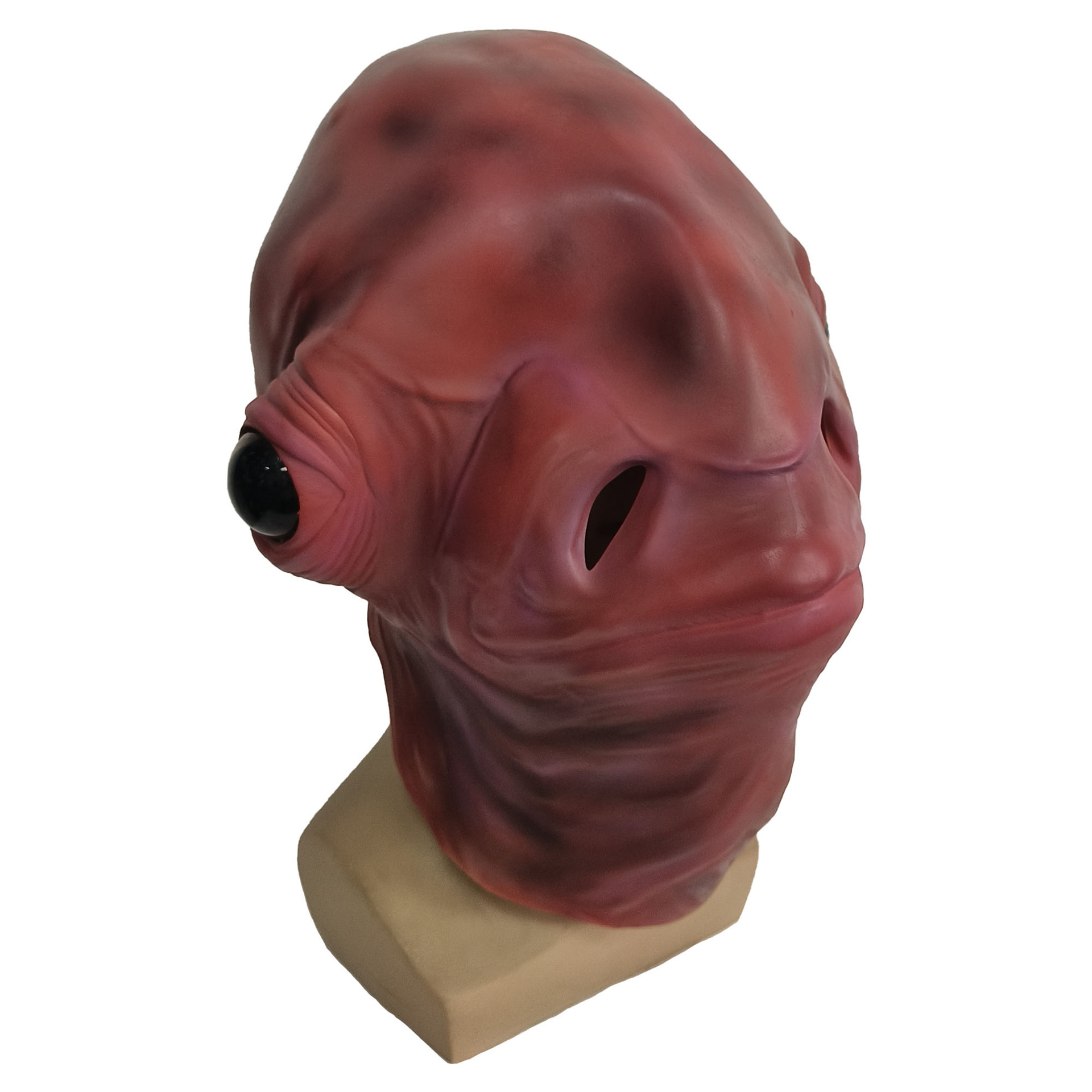 Realistic Red Fish Alien Full  - đánh giá và giá Latex Alien Mask Realistic