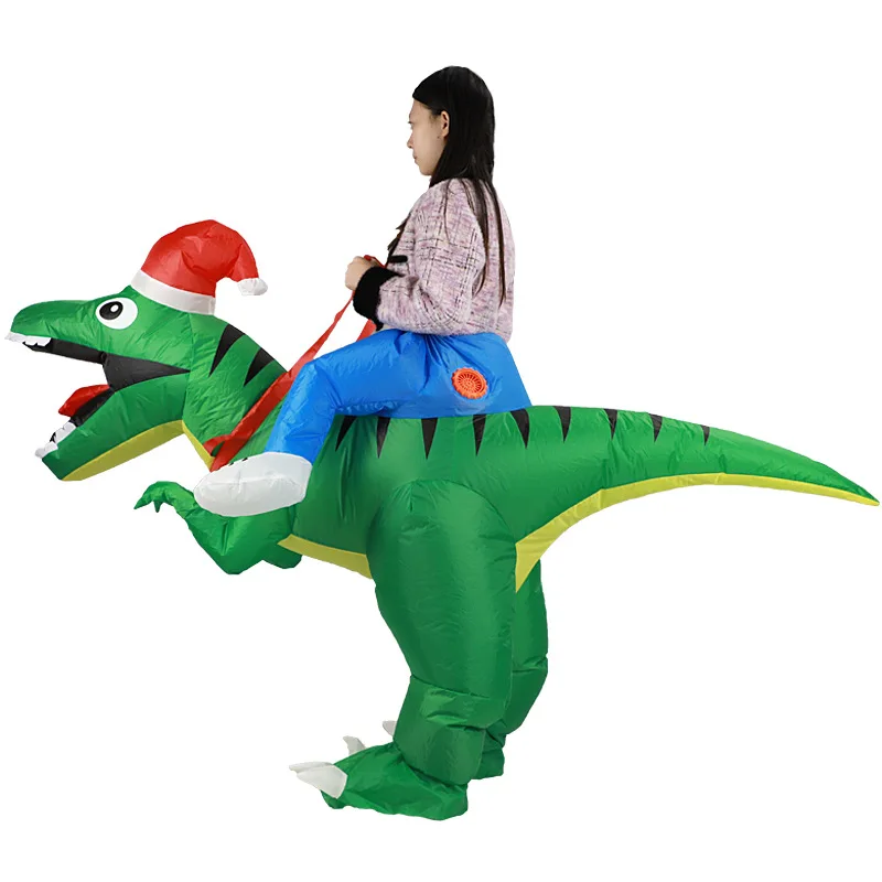 Tyrannosaurus Rex Christmas In - đánh giá và giá Inflatable Dinosaur Costume Adult